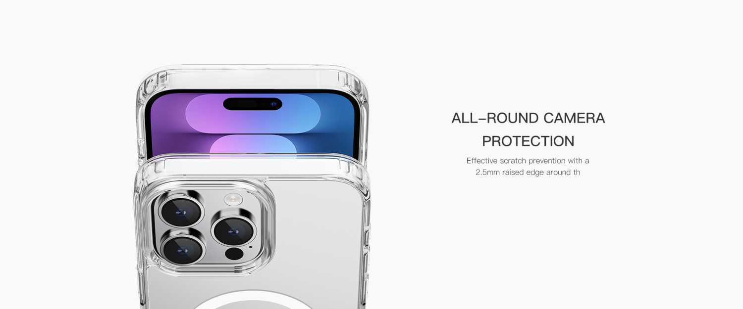 iPhone 15 Pro Max Magsafe Case Recci Creative Clear MAGSAFE CASE