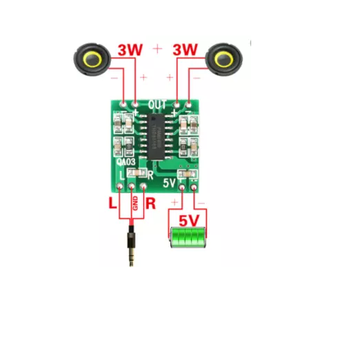 Amplifier Module DC 5V Board PAM8403 audio module Digital Amplifier LCD