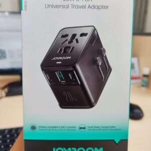 JOYROOM TCW01 20W 3-Port Universal Travel Adapter-Black