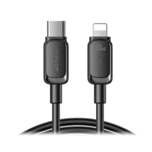 The JOYROOM Type-C To Lightning-Fast Charging Data Cable (1.2m/4ft, 30W PD), S-A14 offers the perfect balance of rapid performance and long-term durability. Engineered to support the latest Power Delivery standards, this cable ensures your Apple ecosystem remains fully charged and synced with professional efficiency.