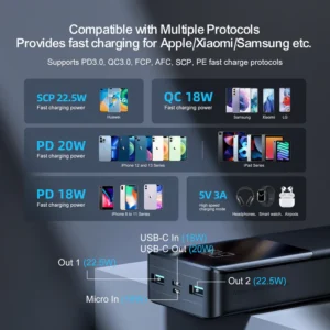 JOYROOM JR-QP193 22.5W 30000mAh Digital Display Fast Charging Powar Bank