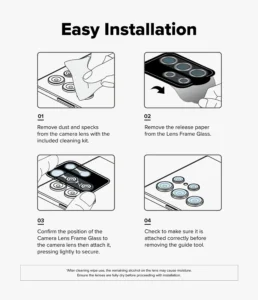 Anank Samsung Galaxy S25 Ultra Camera Lens Protector 6 Anank Samsung Galaxy S25 Ultra Camera Lens Protector