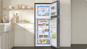 Samsung RT38DG5A2BS8IM 350L Double Door 5-in-1 Convertible Refrigerator
