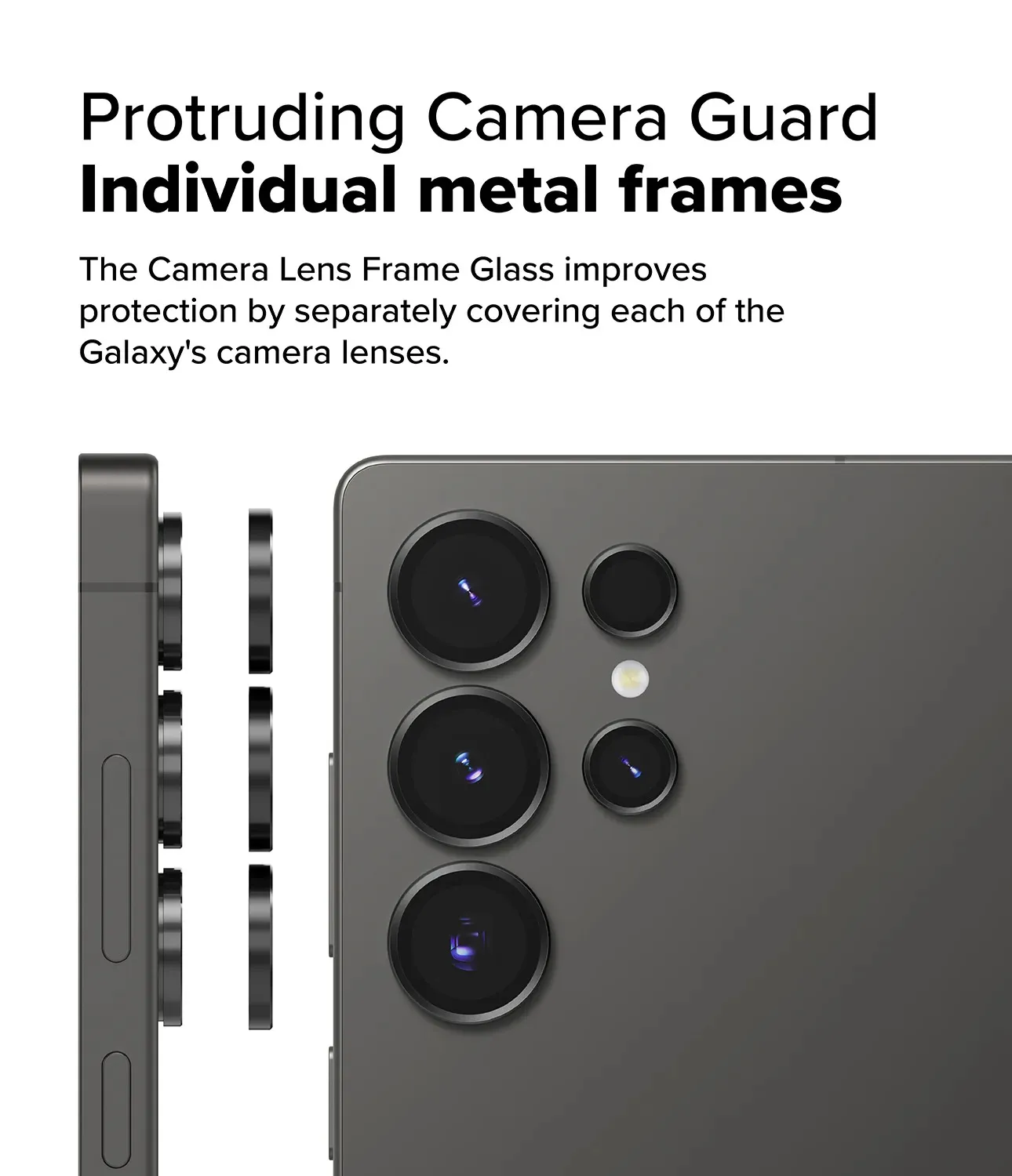 Anank Samsung Galaxy S25 Ultra Camera Lens Protector 4 Anank Samsung Galaxy S25 Ultra Camera Lens Protector - Image 4