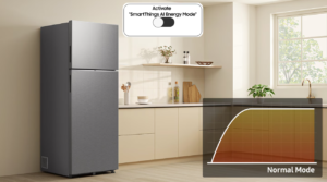 Samsung RT38DG5A2BS8IM 350L Double Door 5-in-1 Convertible Refrigerator