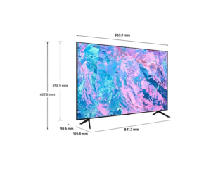 Samsung UA43CU7700 43-inch Crystal Ultra HD 4K Smart TV